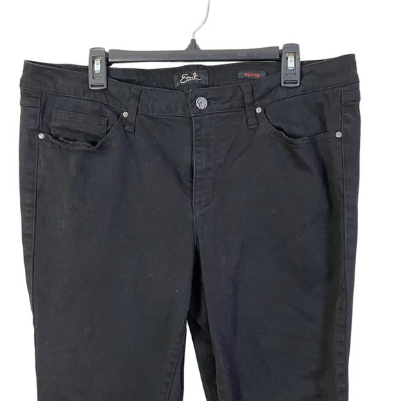 Earl Jeans Women’s 18W Black Skinny Jeans Mid Rise Stretch Plus Size Denim - Picture 3 of 8